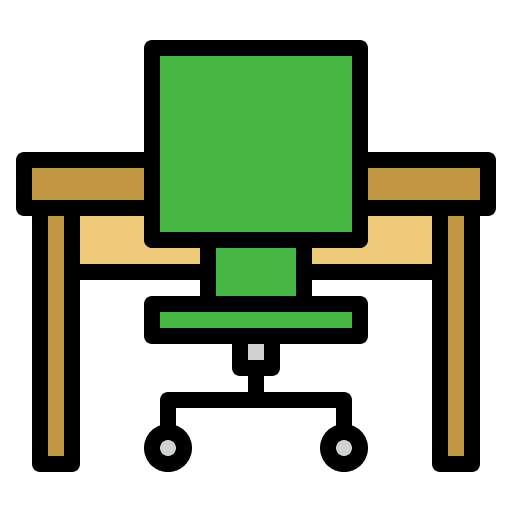 Desk desk workplace furniture and household icon Desk desk workplace furniture and household icon