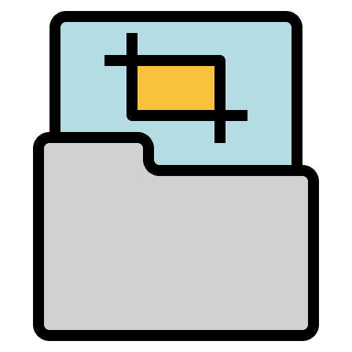 Folder office material files and folders computer icon Folder office material files and folders computer icon