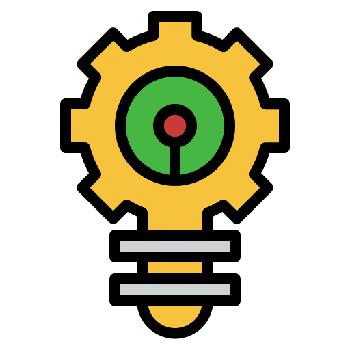 Idea job art and design implement icon Idea job art and design implement icon