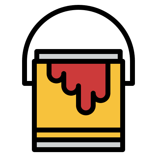 Paint bucket graphics editor graphic design painting icon Paint bucket graphics editor graphic design painting icon