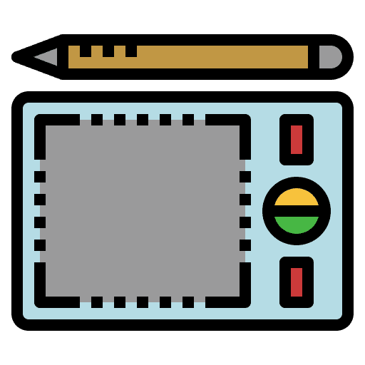 Pen tablet electronics graphic tablet digital icon Pen tablet electronics graphic tablet digital icon