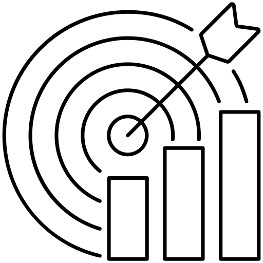 Target goal targeting achievement icon Target goal targeting achievement icon