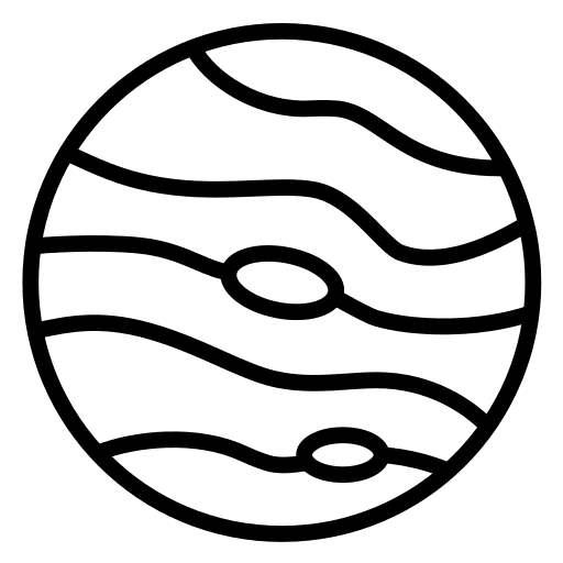 Jupiter universe jupiter celestial body icon Jupiter universe jupiter celestial body icon