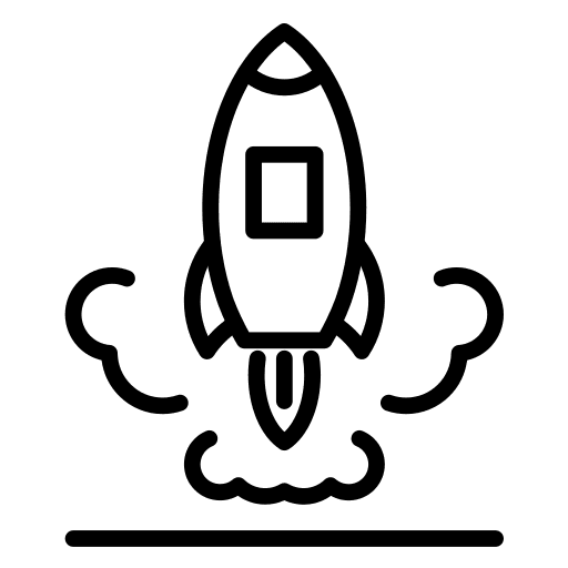 Landing transportation spaceship transport icon Landing transportation spaceship transport icon