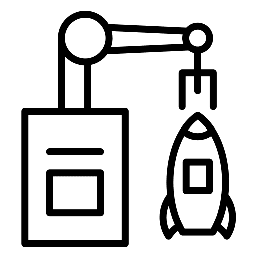 Space industry industry spacecraft transport icon Space industry industry spacecraft transport icon
