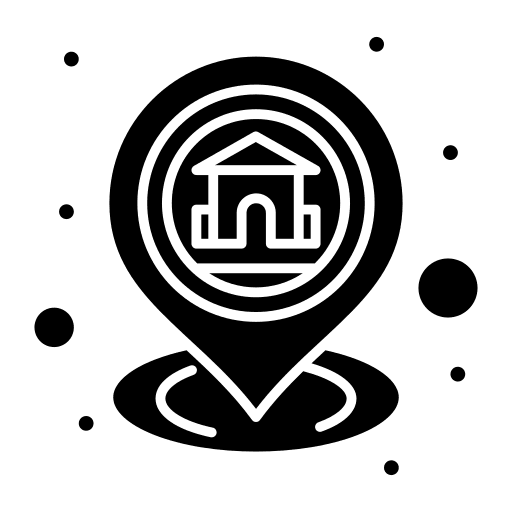 Gps pointer security pin ui icon