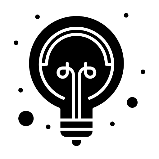 Bulb good lightbulb technology icon