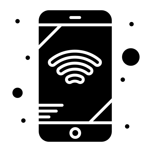 Network wifi connection internet mobile phone icon
