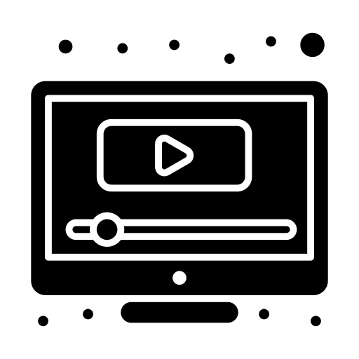 Video player screen video player play button icon Video player screen video player play button icon