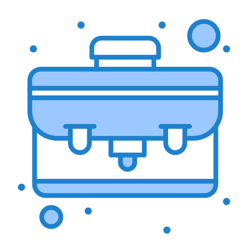 Briefcase briefcase user hand bag icon