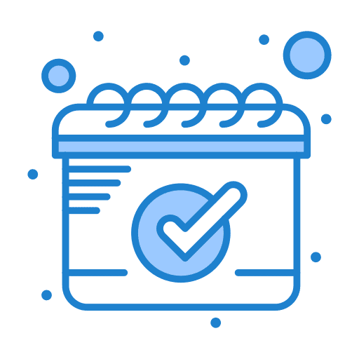Calendar schedule calendar organization icon