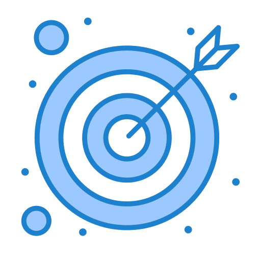 Mission process objective purpose icon