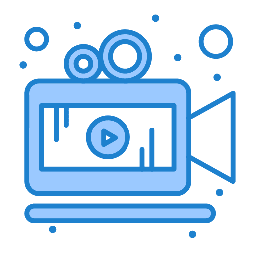 Video camera technology movie camera cinema icon Video camera technology movie camera cinema icon