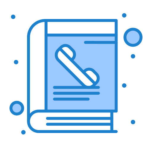 Phone book contacts agenda communications icon Phone book contacts agenda communications icon