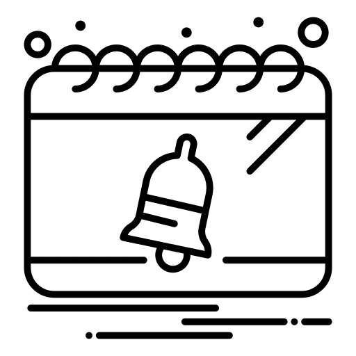 Calendar calendar administration alert icon Calendar calendar administration alert icon
