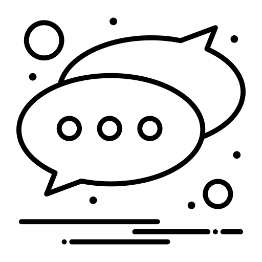 Message conversation communications dialogue icon Message conversation communications dialogue icon