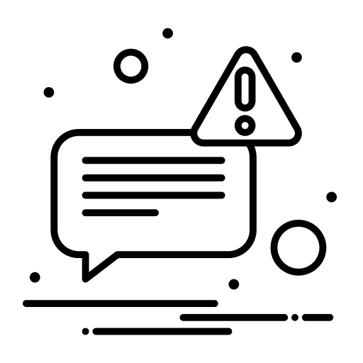 No chatting sign communications no chatting icon