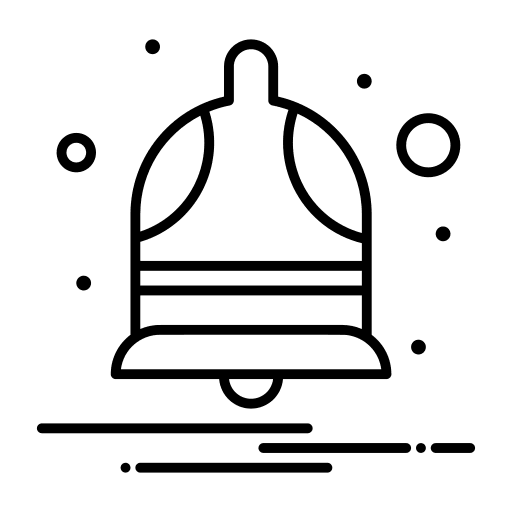 Notification bell alarm alert ring icon Notification bell alarm alert ring icon