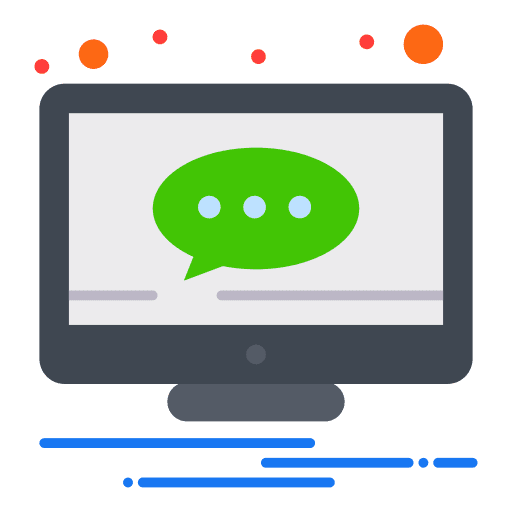Chating chating communications computer screen icon Chating chating communications computer screen icon