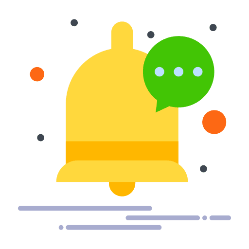 Notification communications chat bubble advisor icon