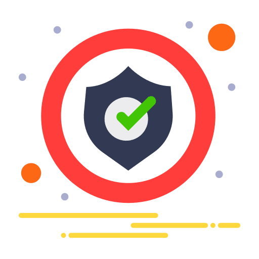 Shield security protected protection icon Shield security protected protection icon