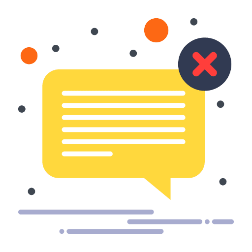 Blocked block envelope communications icon Blocked block envelope communications icon