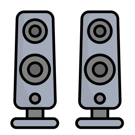 Speaker hifi electronics stereo icon