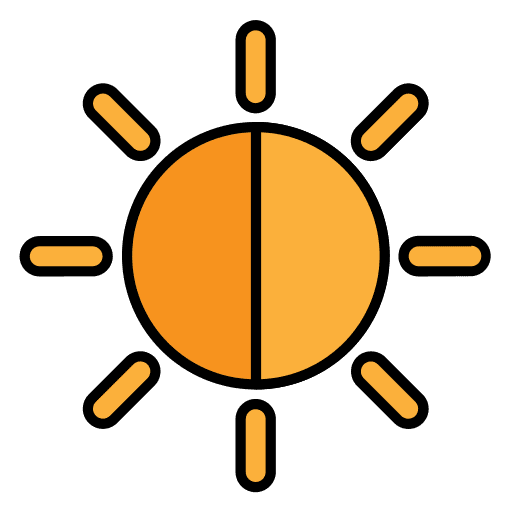 Brightness contrast brightness user interface icon Brightness contrast brightness user interface icon