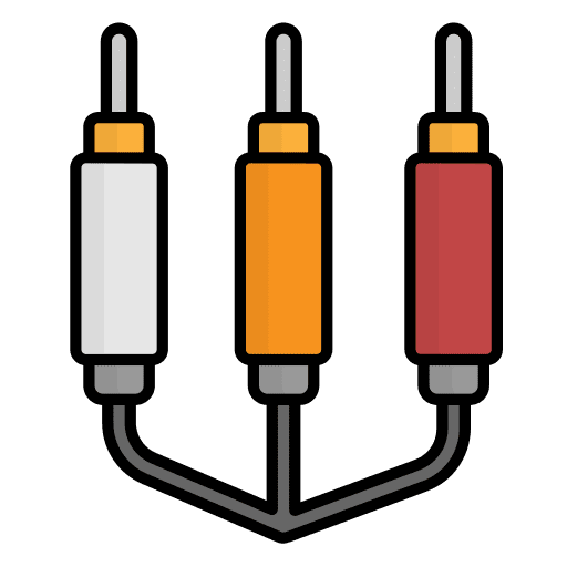 Jack cable electronics jack cable connector icon