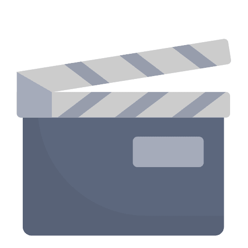 Clapper movies clapperboard cinema icon