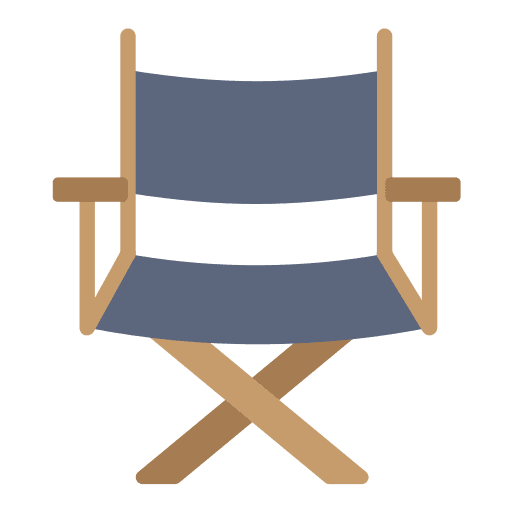 Director chair seat director chair recording icon Director chair seat director chair recording icon