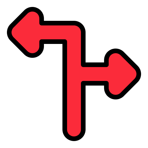 Two arrow ui two way double icon