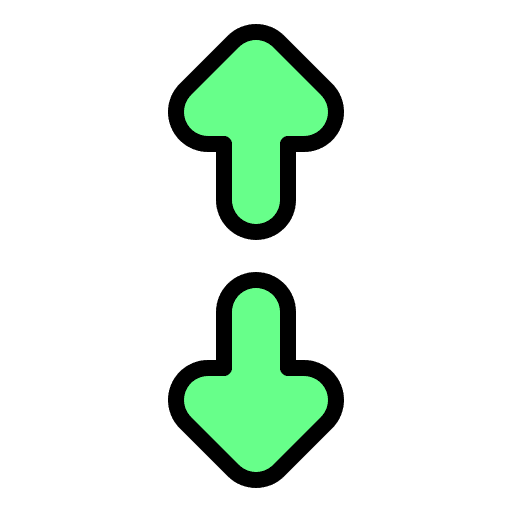 Opposite arrows arrow up and down arrow opposite icon Opposite arrows arrow up and down arrow opposite icon