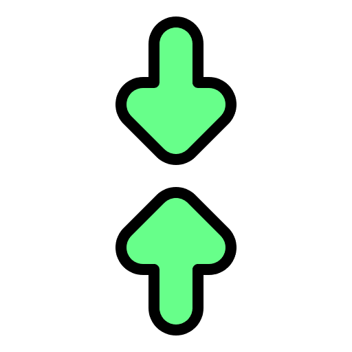 Opposite arrows two ui sign icon Opposite arrows two ui sign icon