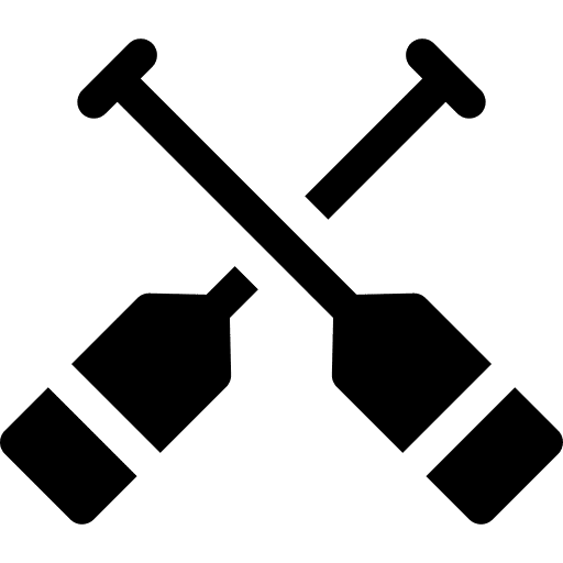 Paddles paddles sport equipment tool icon Paddles paddles sport equipment tool icon