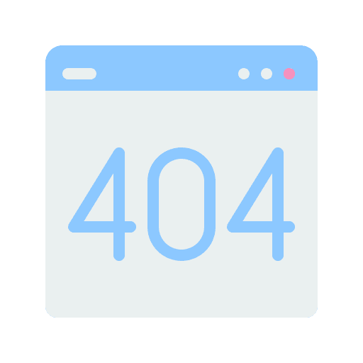 404 error page not found website 404 error icon