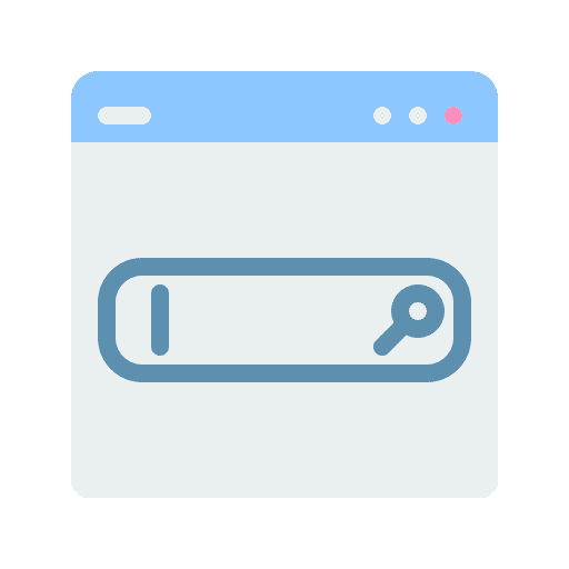 Search bar website ui browsing icon Search bar website ui browsing icon