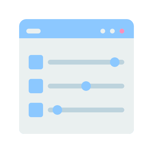 Setting internet setting website icon Setting internet setting website icon