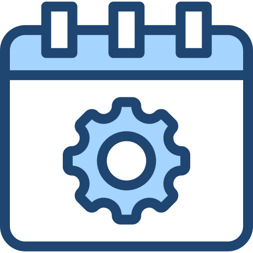 Project management holidays schedule event icon Project management holidays schedule event icon
