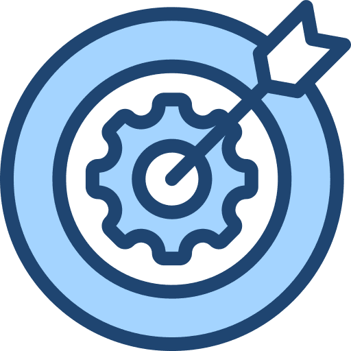 Target target objective business and finance icon