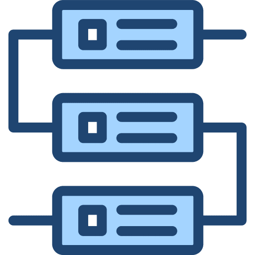 Workflow project plan process planning icon Workflow project plan process planning icon