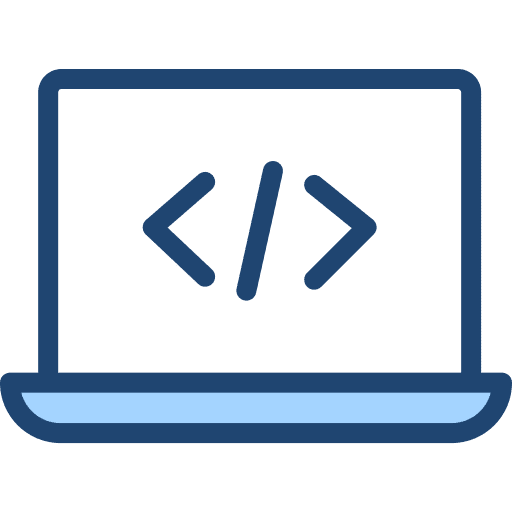 Laptop web programming seo and web electronics icon Laptop web programming seo and web electronics icon
