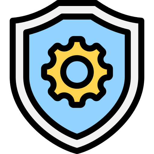 Shield shield security configuration icon