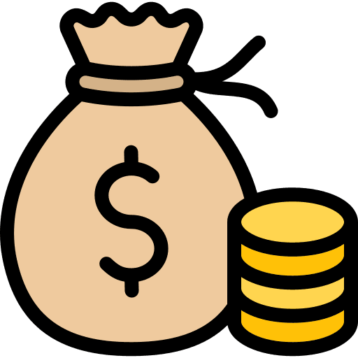 Budget cost finance currency icon Budget cost finance currency icon
