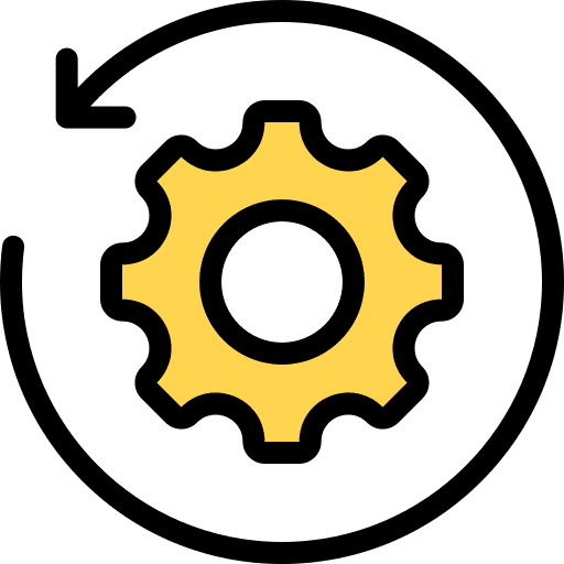 Return gear management control icon Return gear management control icon