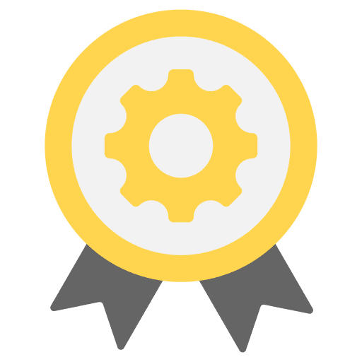 Award medal badge business and finance icon