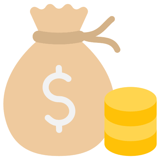 Budget finance rich business and finance icon Budget finance rich business and finance icon