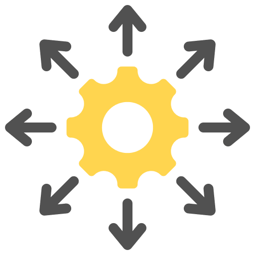 Network way business and finance network icon Network way business and finance network icon