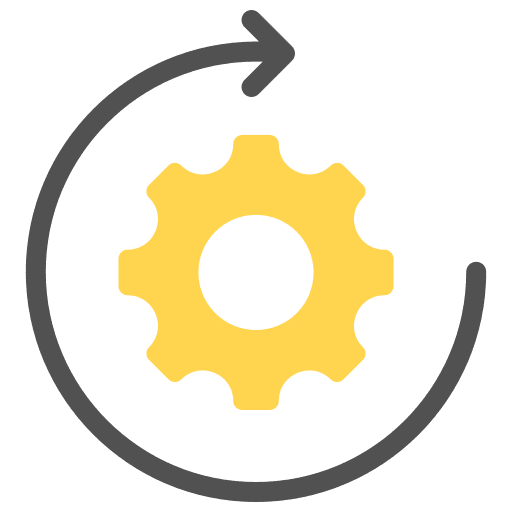 Reload gear arrow redo icon Reload gear arrow redo icon