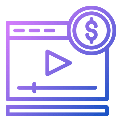 Monetize monetize coin earnings icon